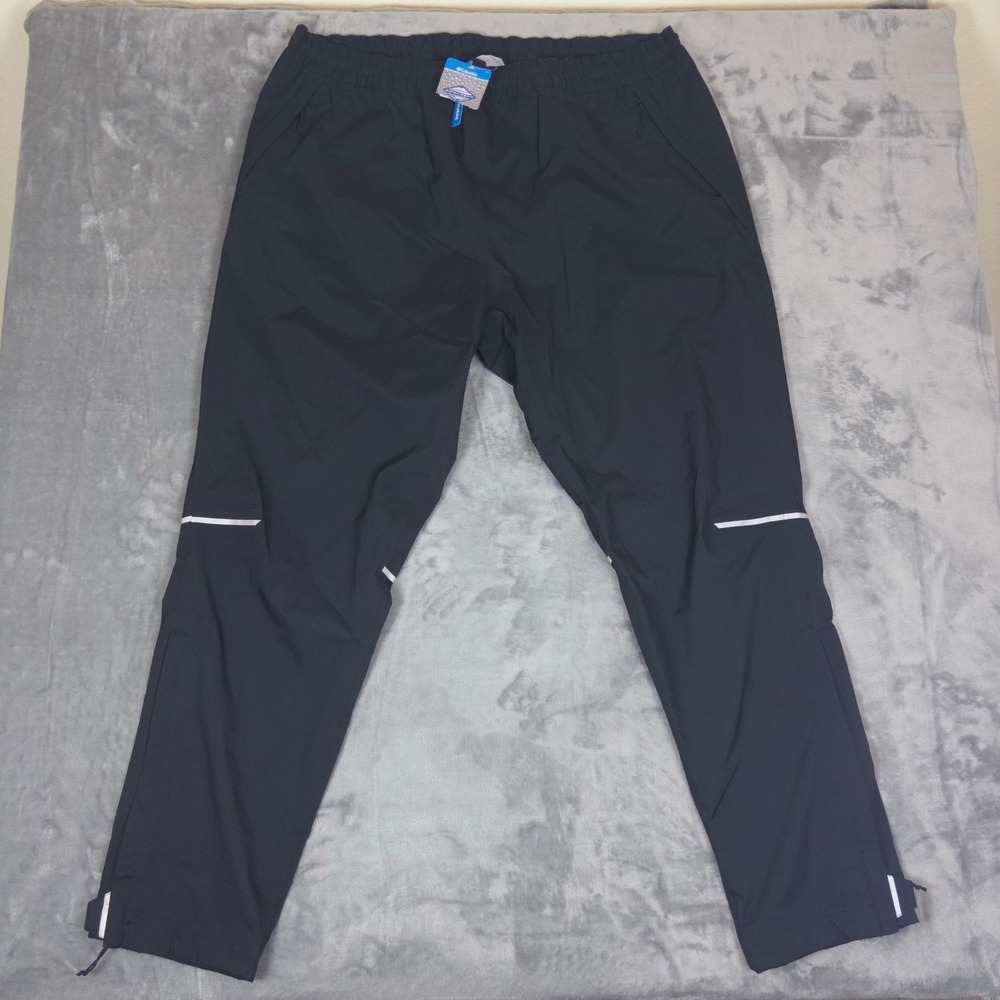 Columbia Hazy Trail II Rain Pant Mens XXL Black Waterproof Hiking Activewear